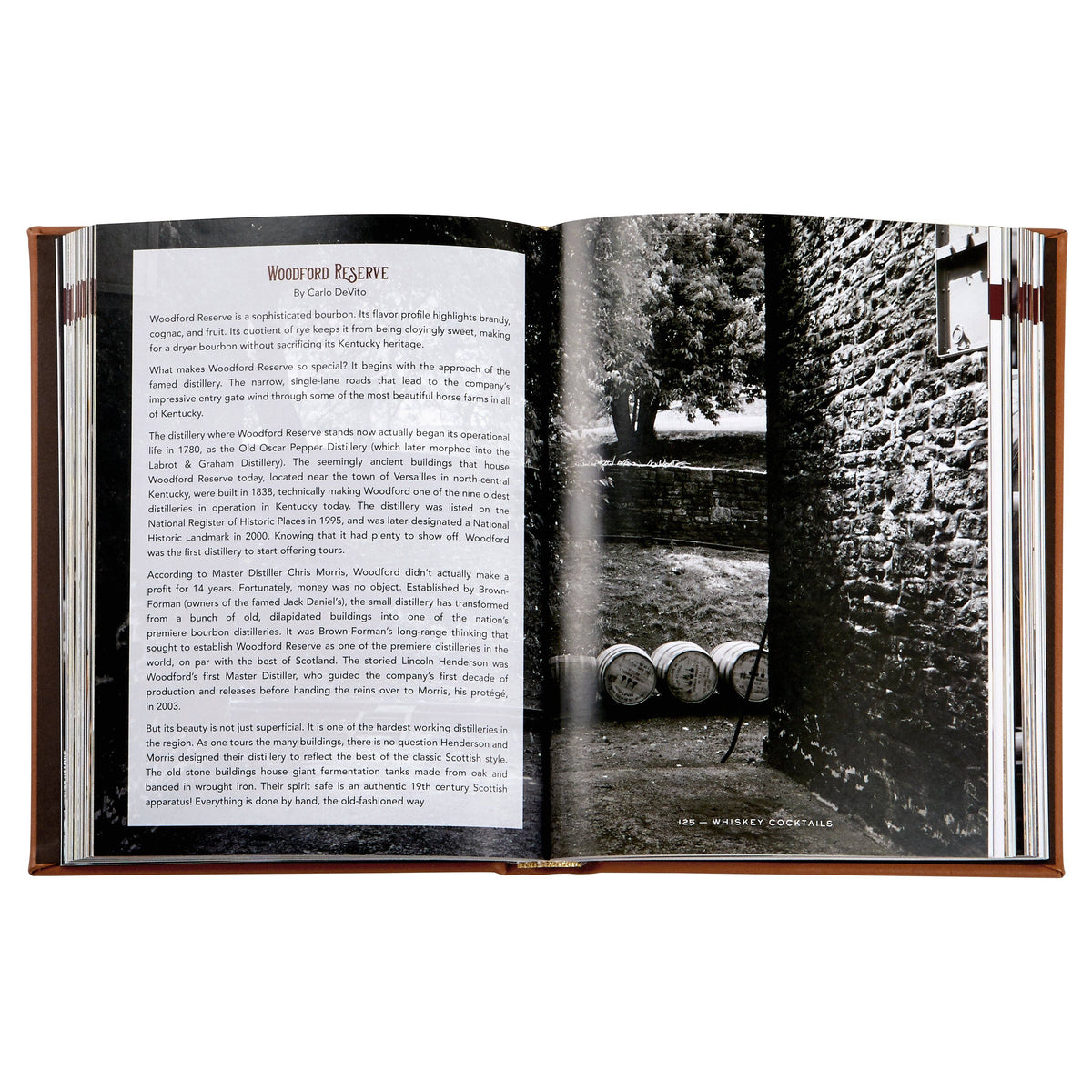 Whiskey Cocktails Leather-Bound