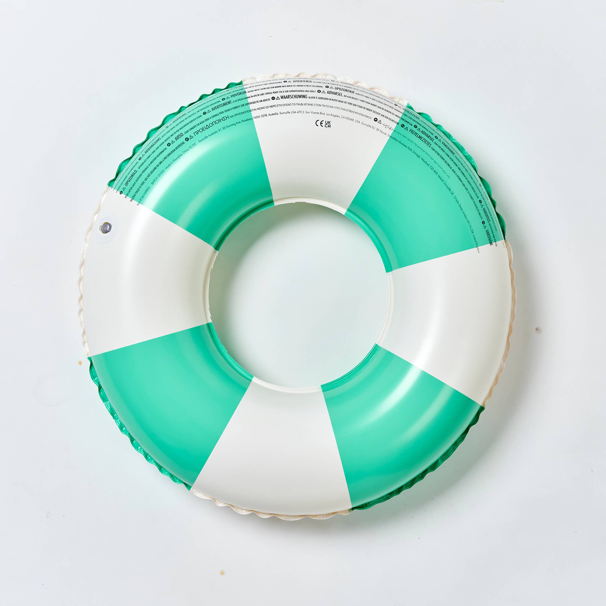 Mini Pool Ring Pool Party Green Stripe