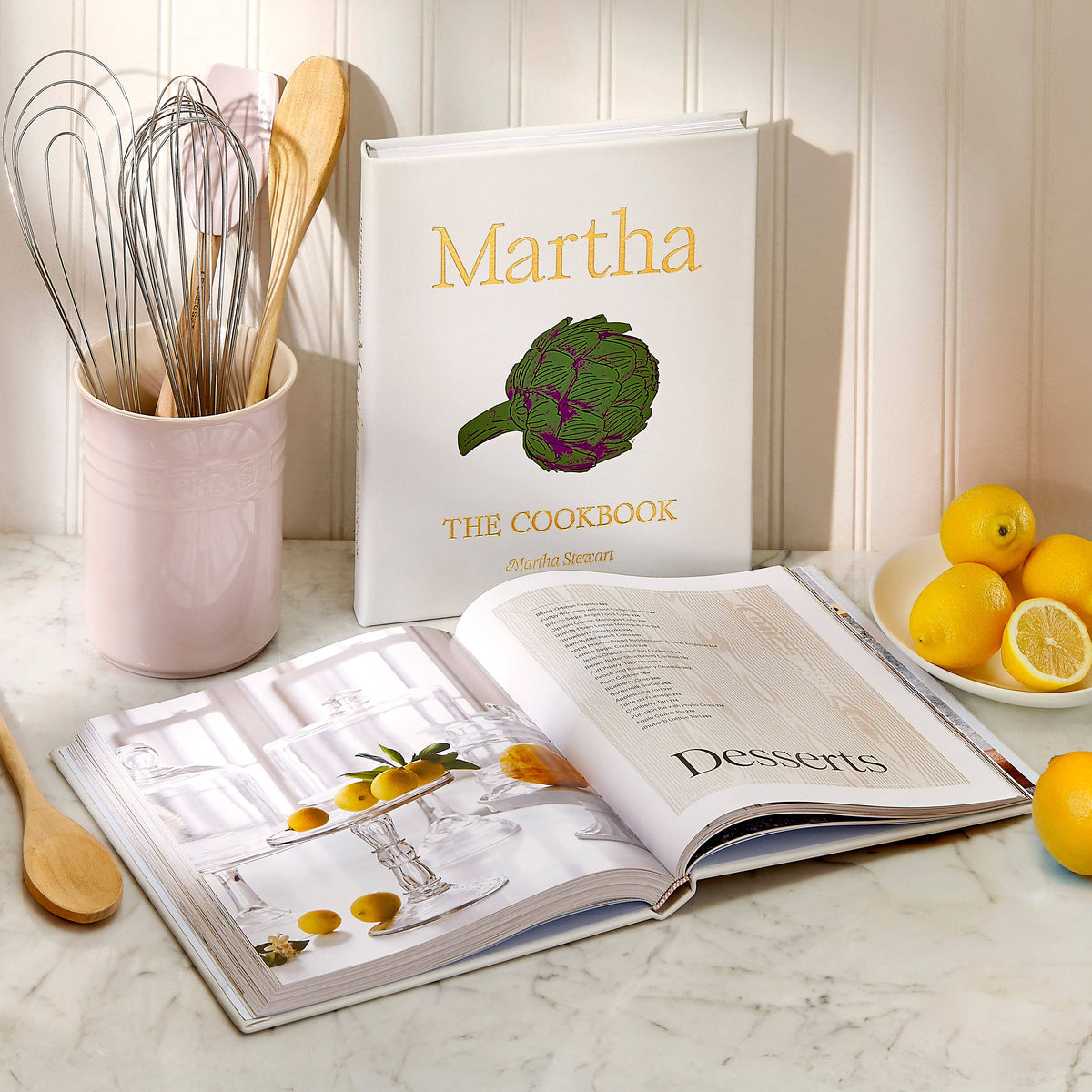Martha: The Cookbook By Martha Stewart Leather-Bound