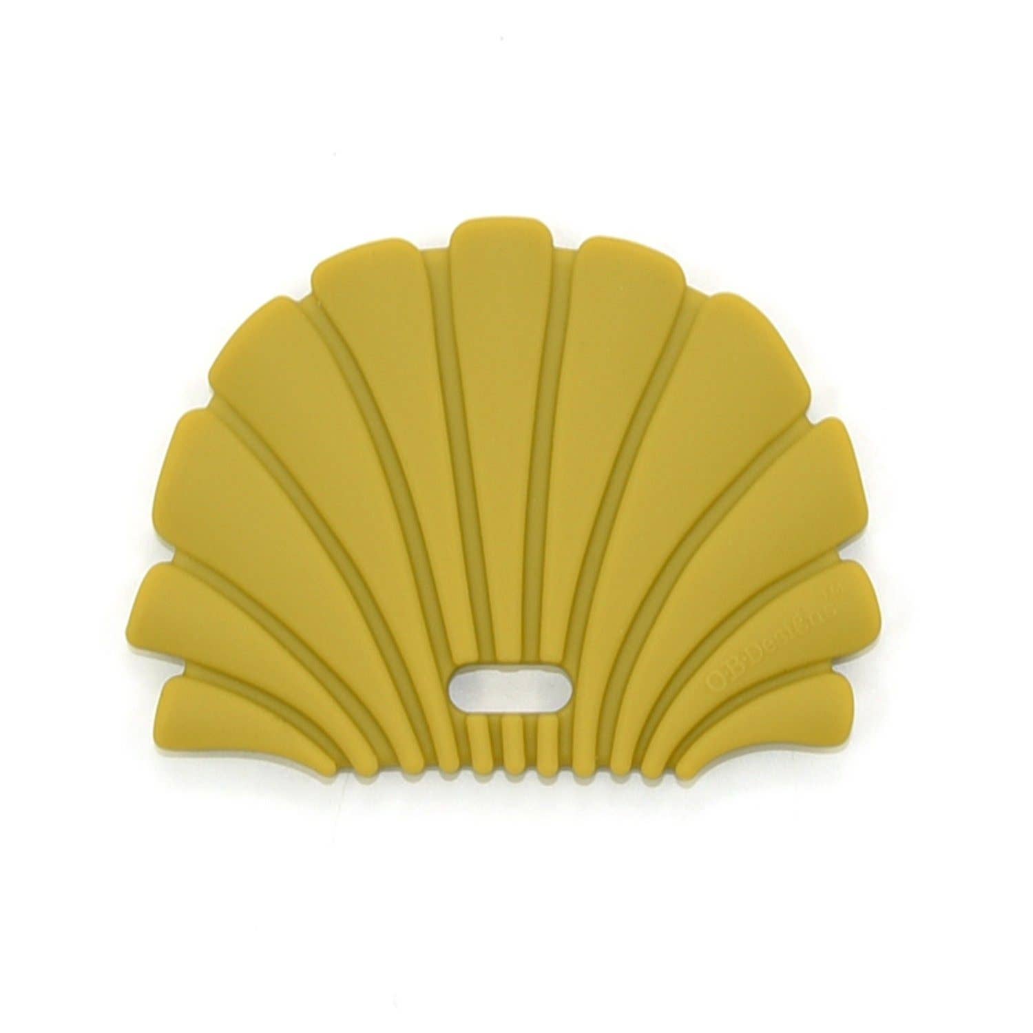 OB Designs Silicone Shell Teether | Gold