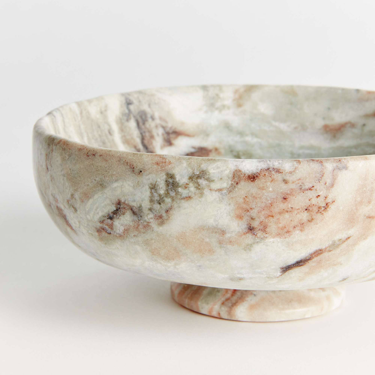 Josephine Footed Marble Bowl