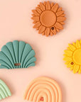 OB Designs Silicone Shell Teether | Gold