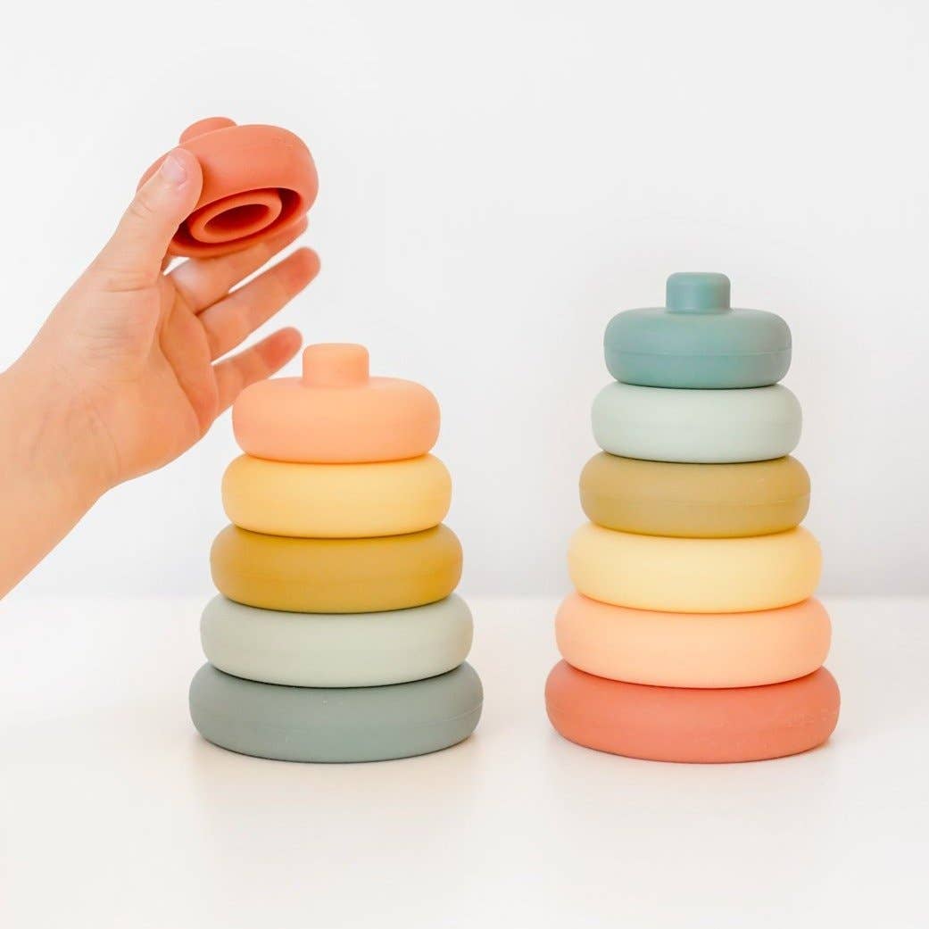 OB Designs Silicone Stacker Tower | Cherry