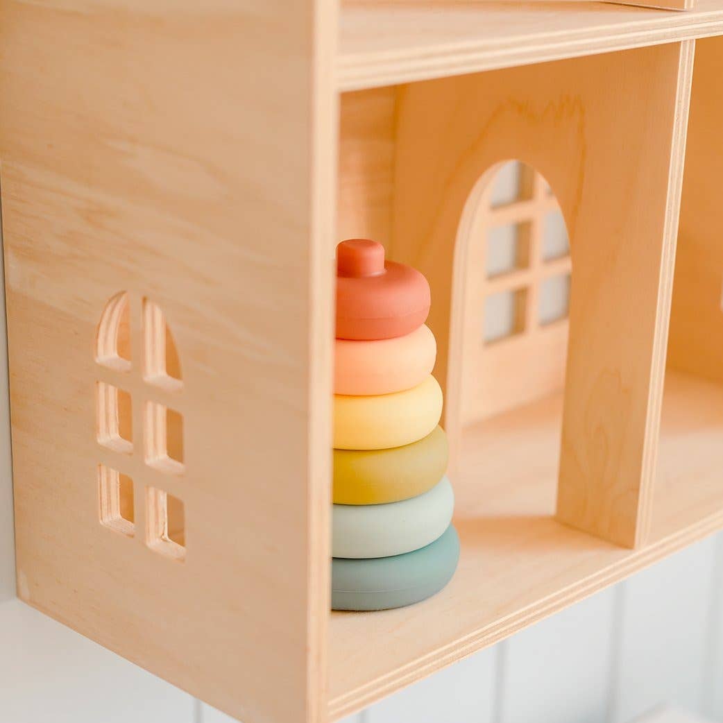OB Designs Silicone Stacker Tower | Cherry