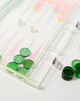Ombre Lucite Backgammon Sherbert