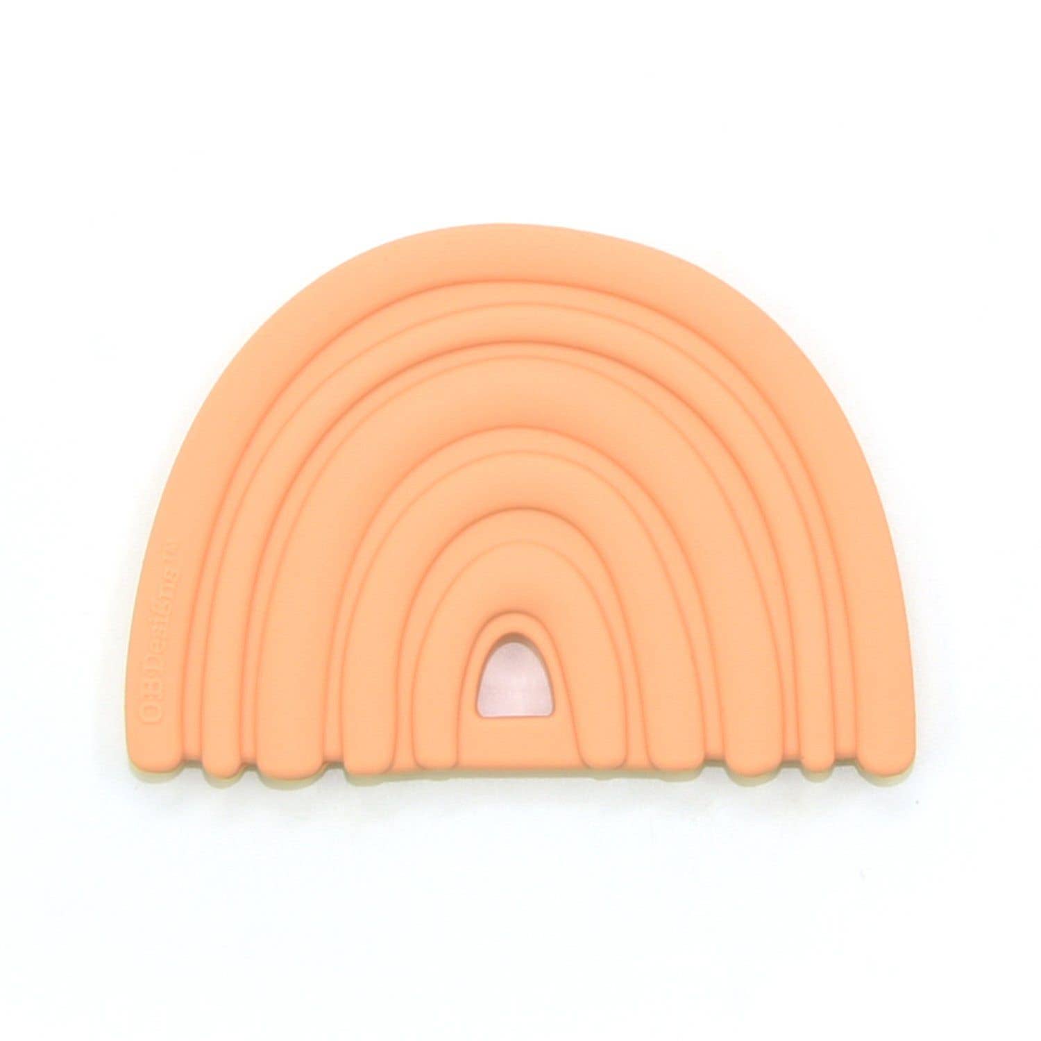 OB Designs Silicone Rainbow Teether | Peach