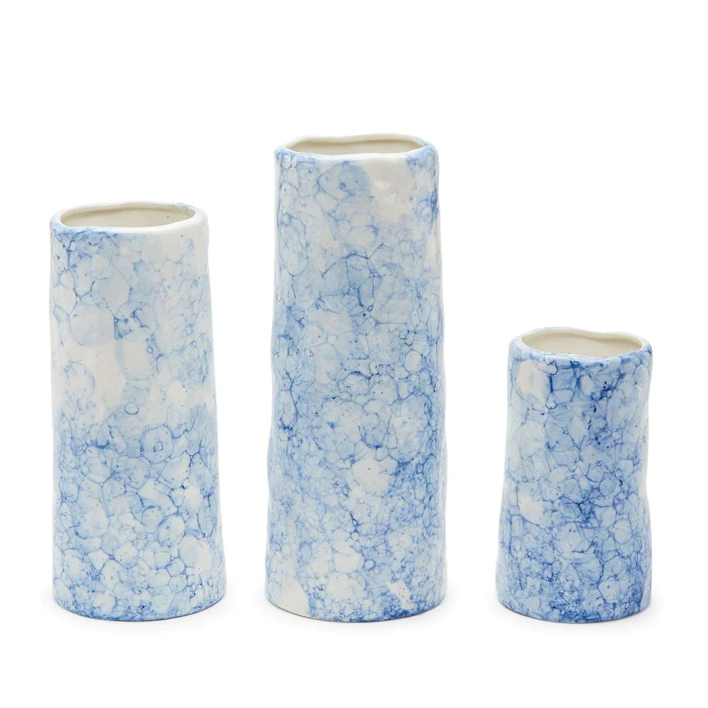 Two&#39;s Company Blue Sponge Vase
