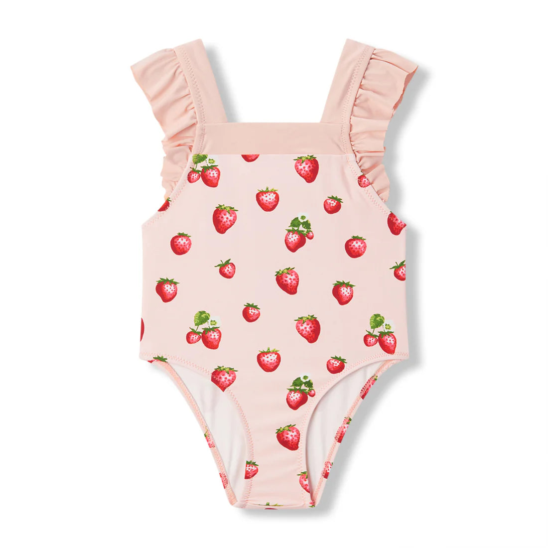 Milkbarn Ruffle Square Neck Swimsuit