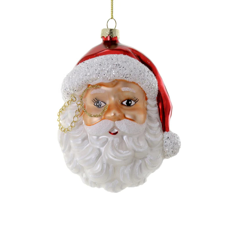 Cody Foster Santa w/Monocle Ornament