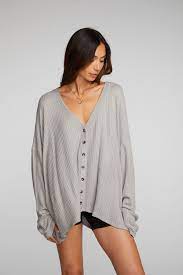 Chaser Thermal Waffle Button Down